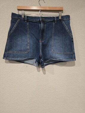 Silver Jeans Women's Washed Blue Denim Shorts